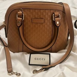 Gucci tan handbag